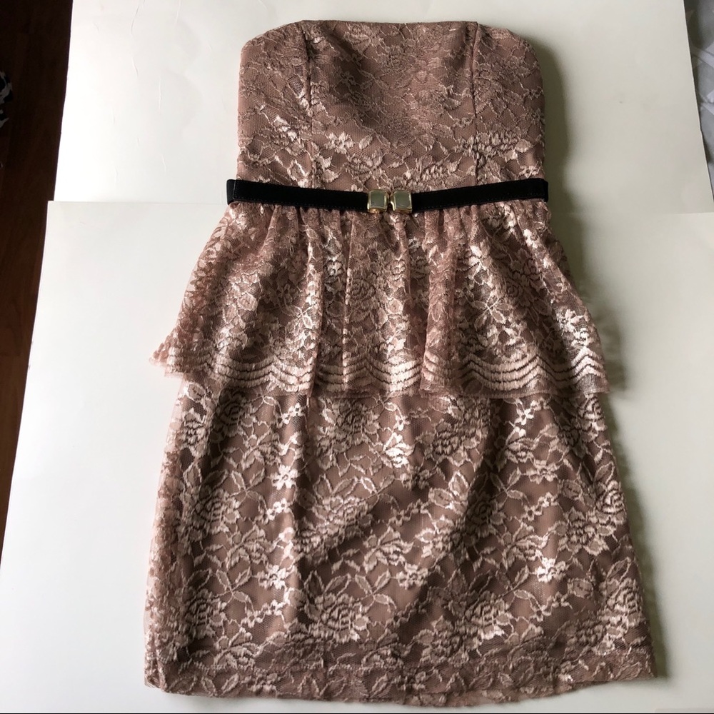Gold Cocktail Dress